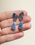 Opal Butterfly Earrings