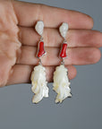 Carved Fish Earrings