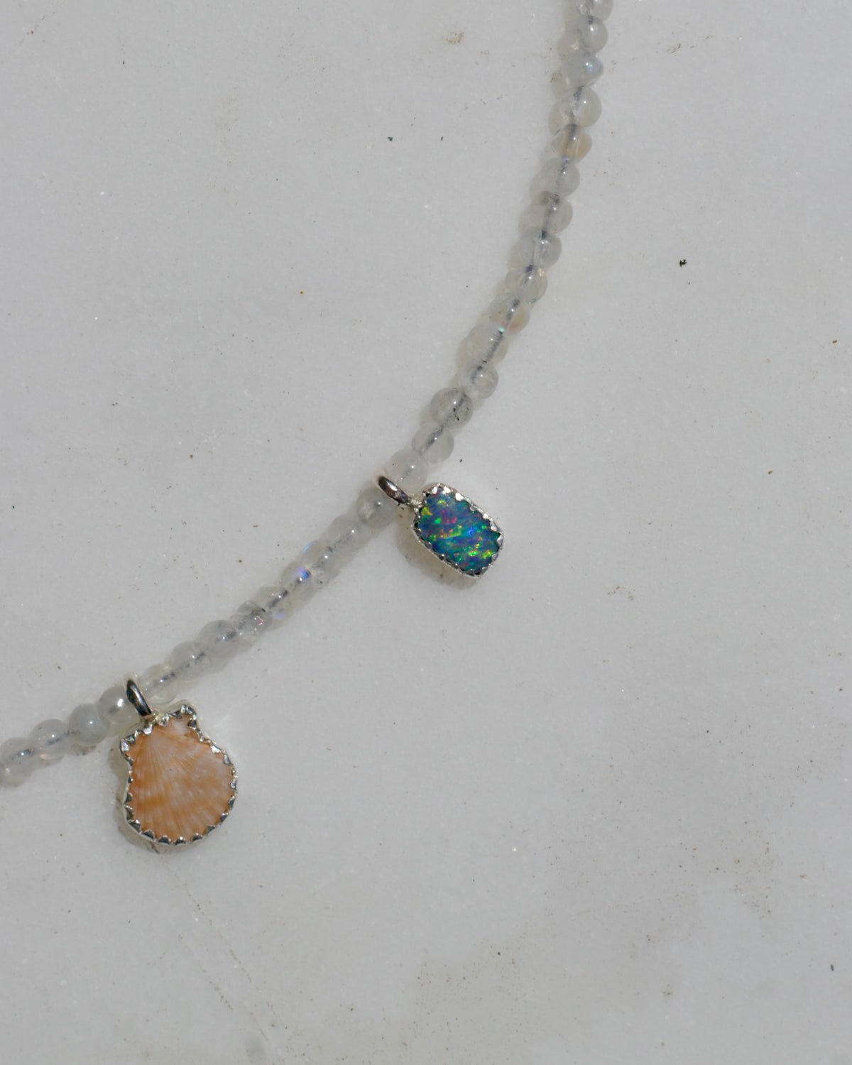 Mermaid Necklace Opal