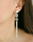 Flora Earrings in Pearl