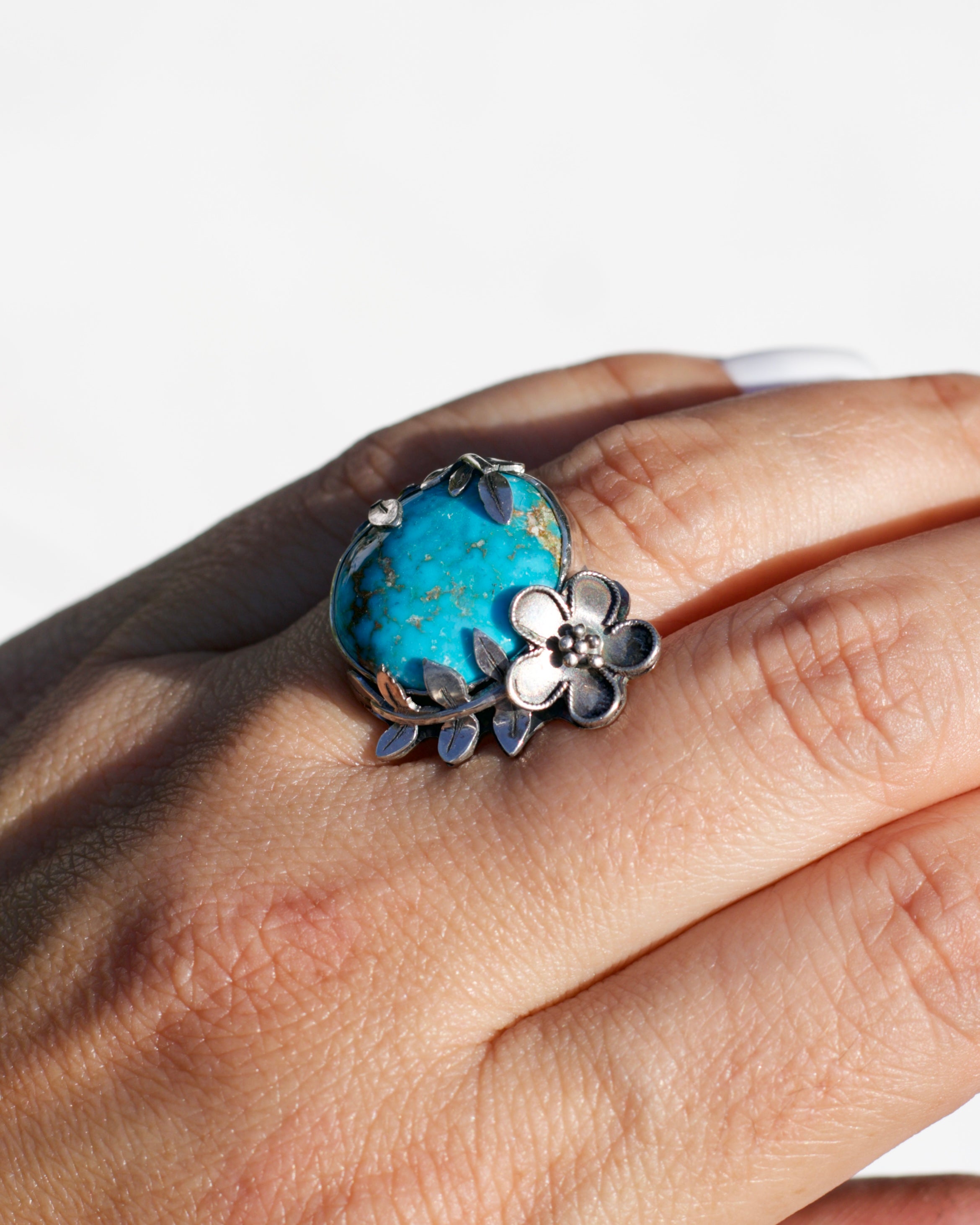 Naturaleza Turquoise Ring. Size 7