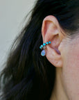 Drops Ear Cuff - Opal & Turquoise
