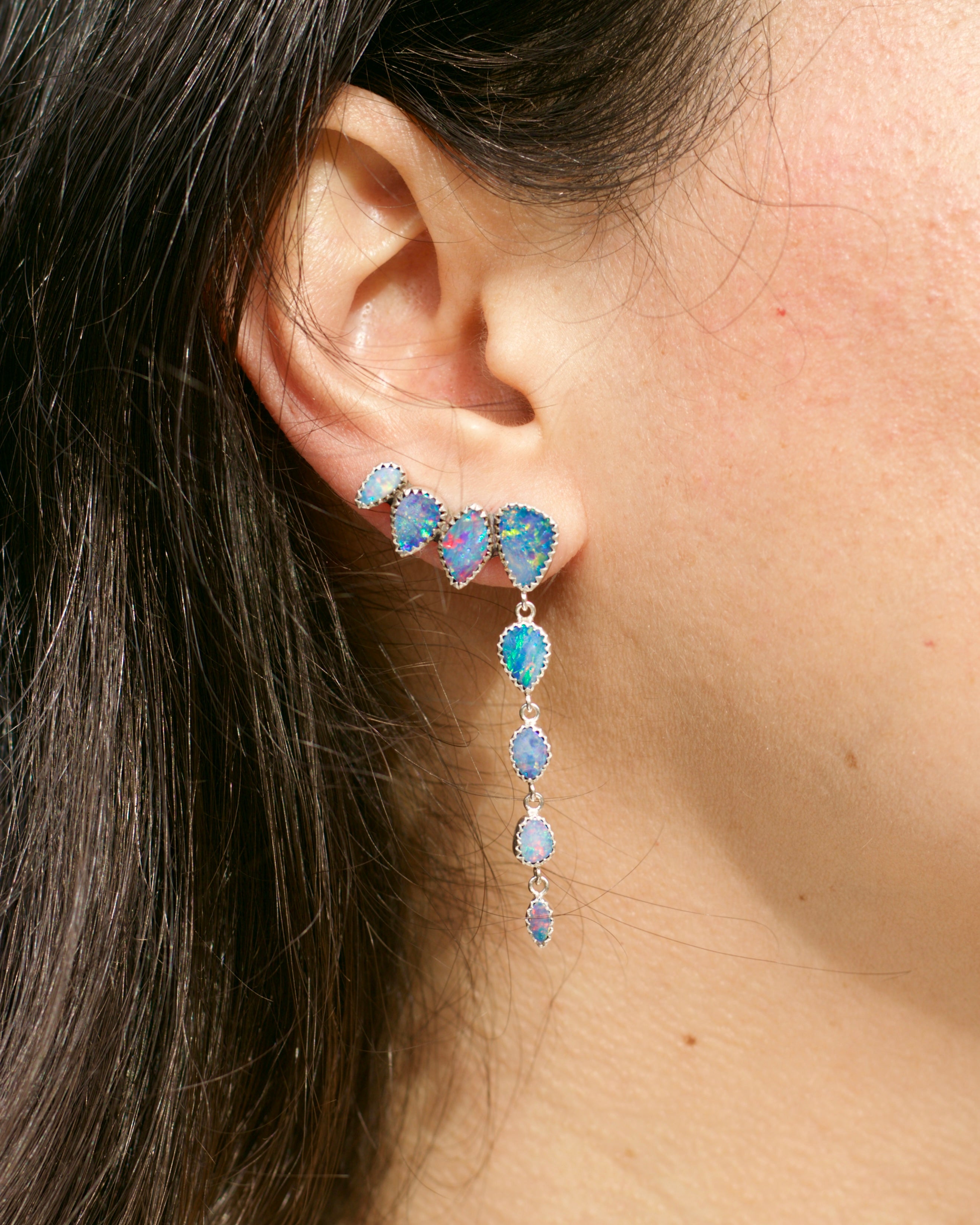 Opal Land Earrings
