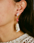 Carved Fish Earrings