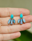 Opal & Turquoise Ear Jacket