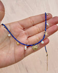 Lapis Lazuli and Gold Mermaid Necklace