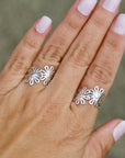 Daisies Silver ring - Size 7.2