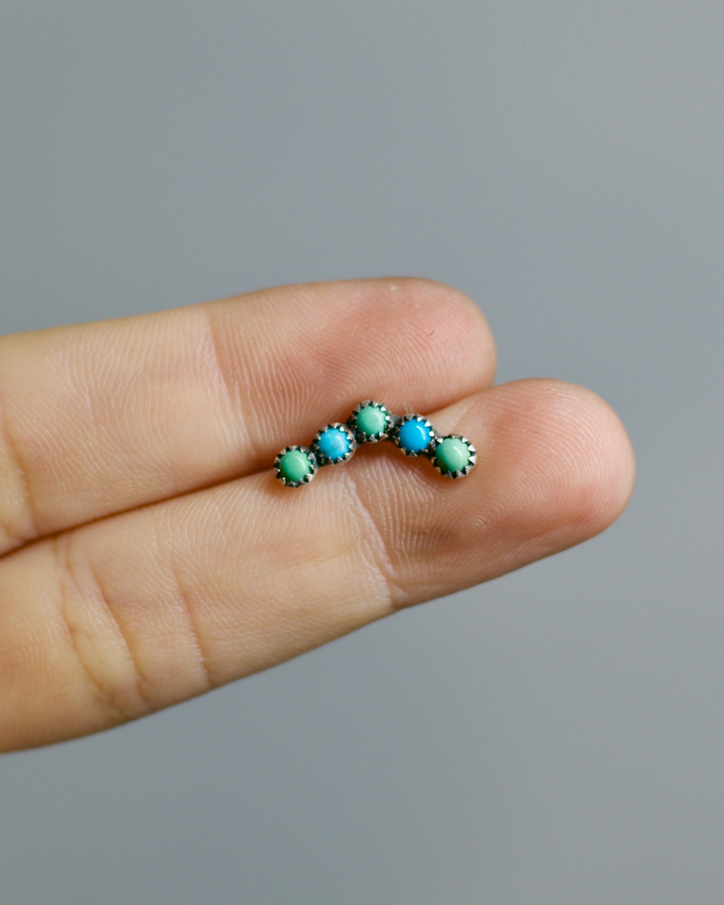 Turquoise cartilage hoop hotsell