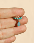 Drops Ear Cuff - Opal & Turquoise