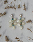 Blue Lilly Earrings
