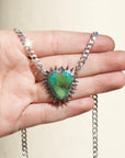 Turquoise Strong Heart chocker / necklace 