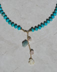 Turquoise Waters Necklace in Gold