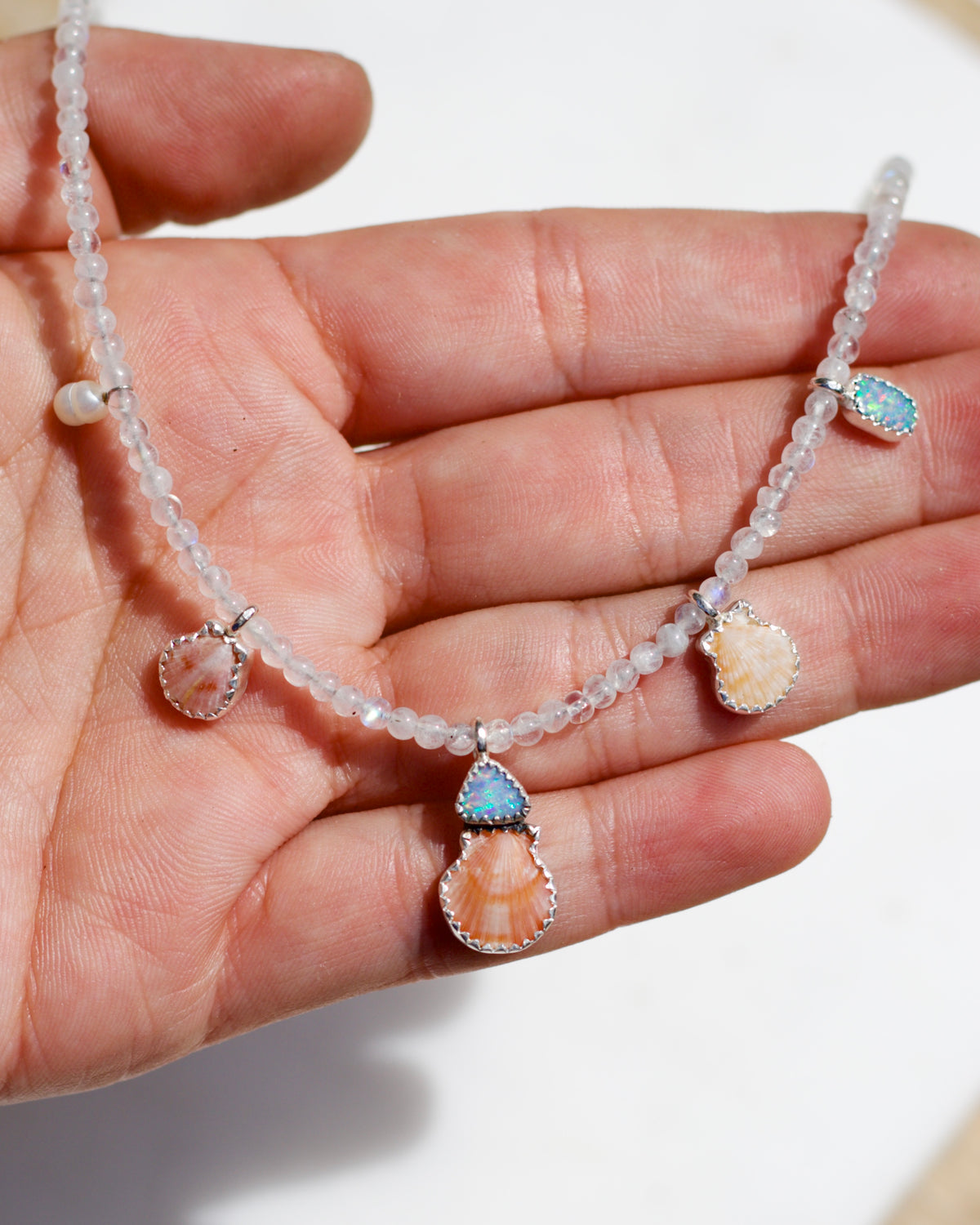 Mermaid Necklace Opal