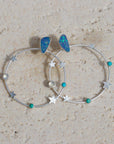 Star Hoops in Opal - PRE-ORDER
