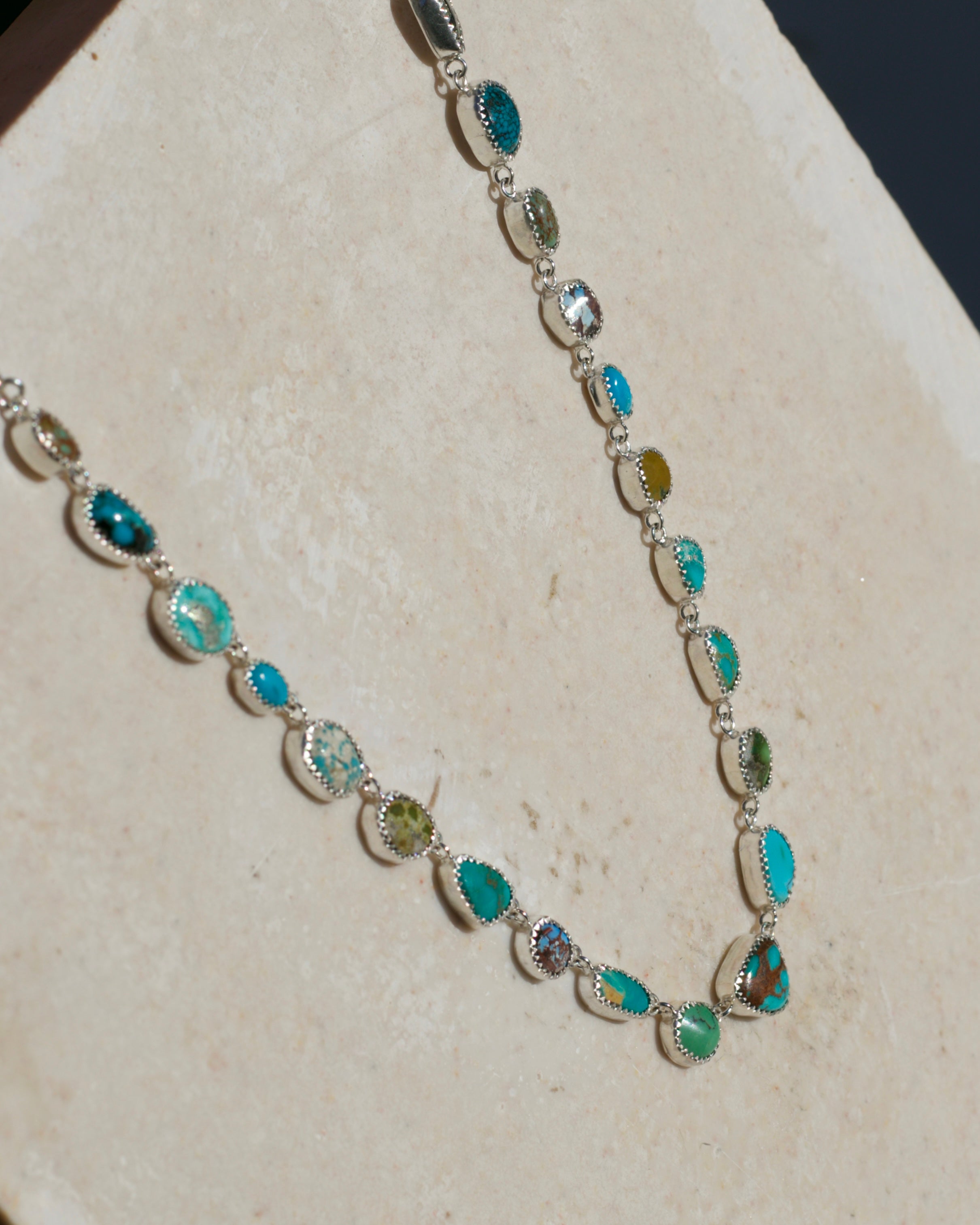 Tenis Necklace in Turquoise