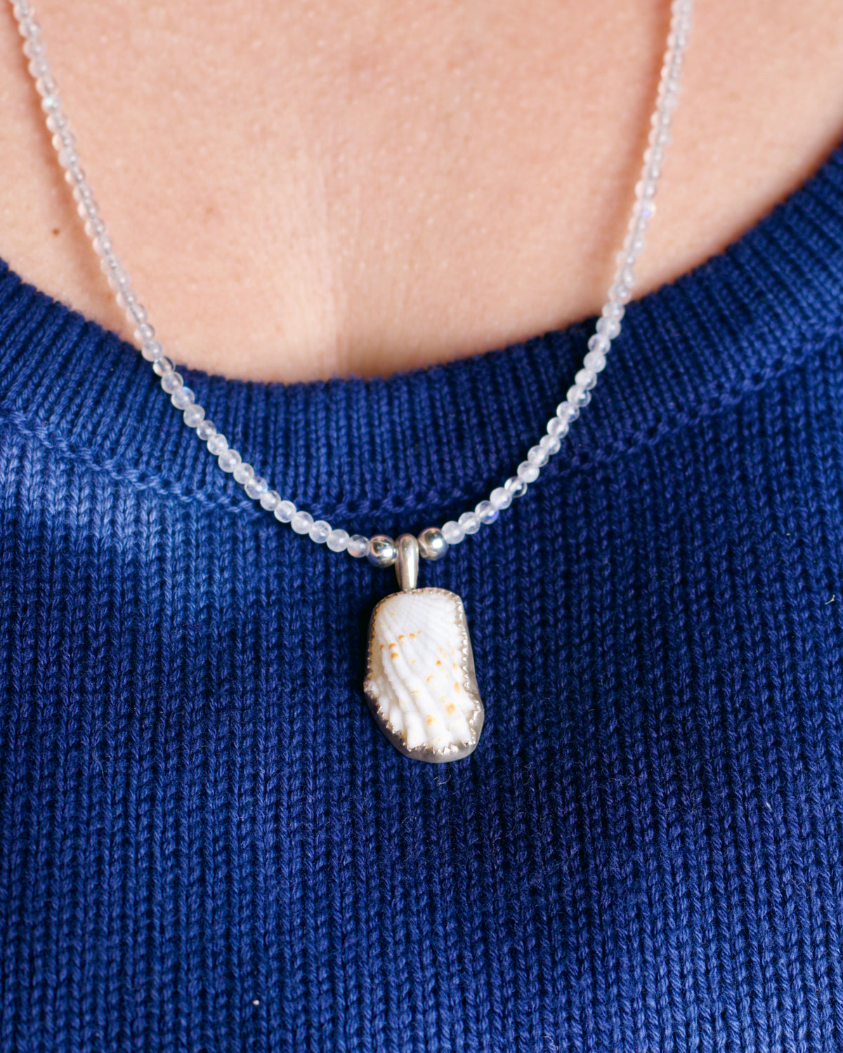 Moonstone Long Necklace