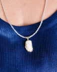 Moonstone Long Necklace