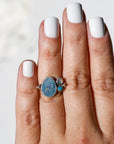 Opal cluster ring