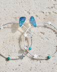 Star Hoops in Opal - PRE-ORDER