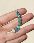 Skinny Turquoise & Opal Ear Cuff n.5