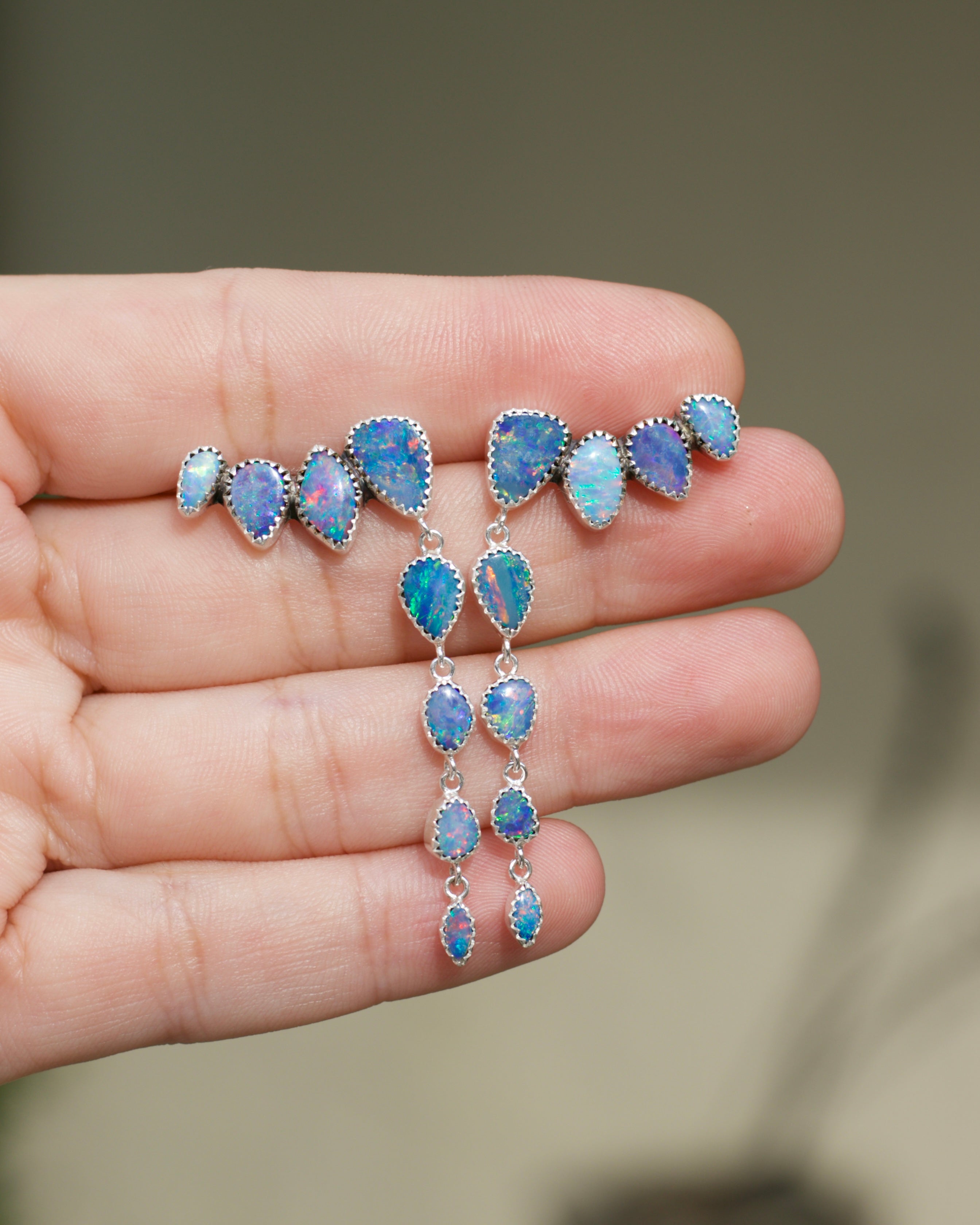 Opal Land Earrings