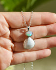 Opal and Shell Necklace 