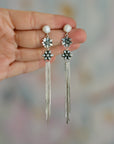Flora Earrings in Pearl