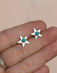 Party on your ears Turquoise Studs