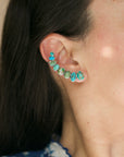 Skinny Turquoise Ear Cuff n.2