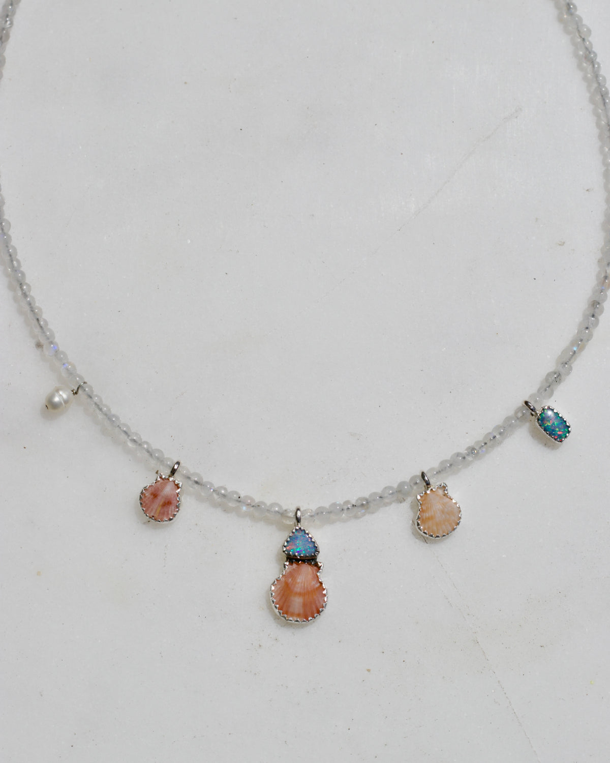 Mermaid Necklace Opal