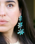 Turquoise Bouquet Earrings.