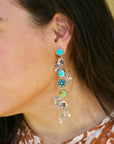 Summer Dreaming Earrings Opal and Turquoise