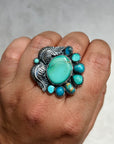 Turquoise Mermaid Ring. Damele