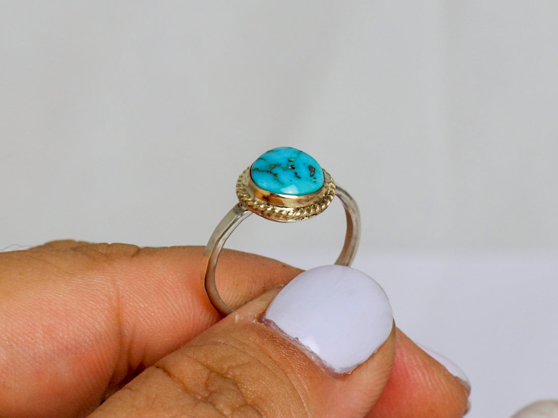 14k Gold Turquoise ring