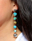 Vida Turquoise Earrings. n.1