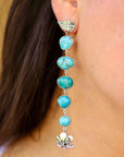 Vida Turquoise Earrings. n.2