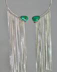 Flow Earrings Royston blue and green Turquoise