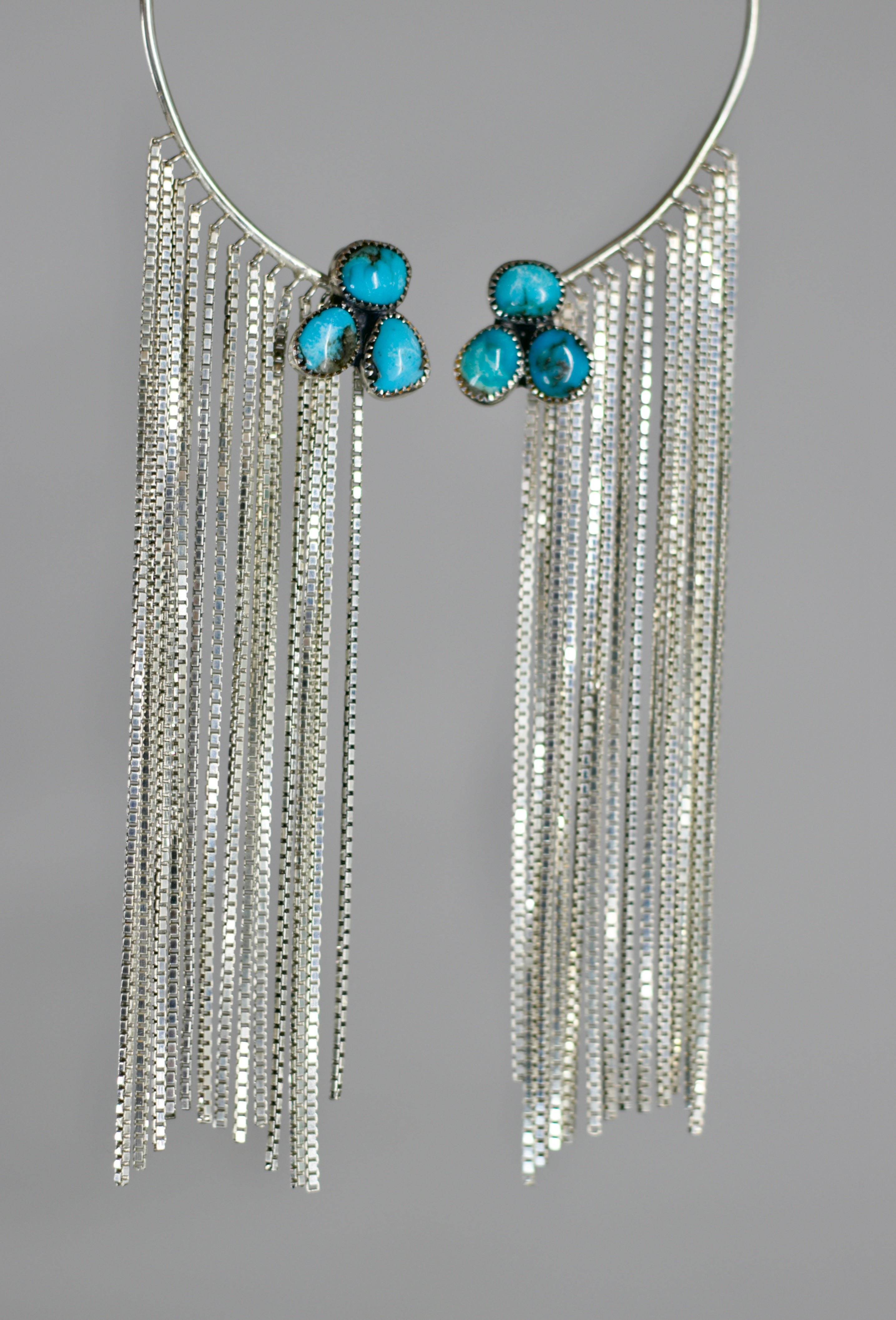 Flow Earrings Turquoise Trio