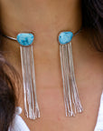 Choker Lavender Turquoise