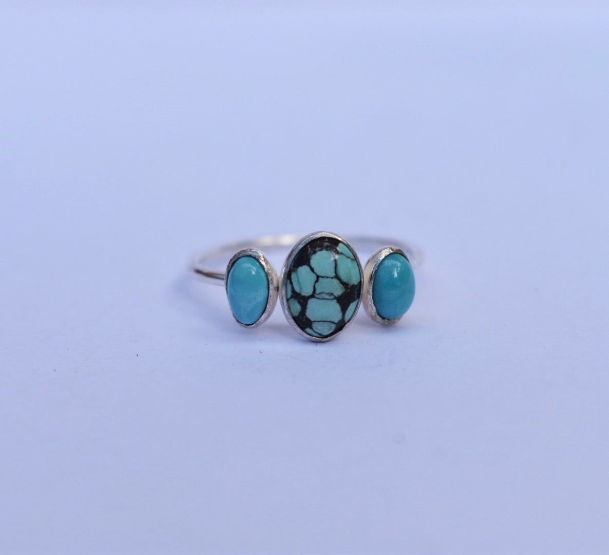 Stacker Turquoise Ring. Size 7.15