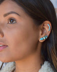 Turquoise Cartilage Earring