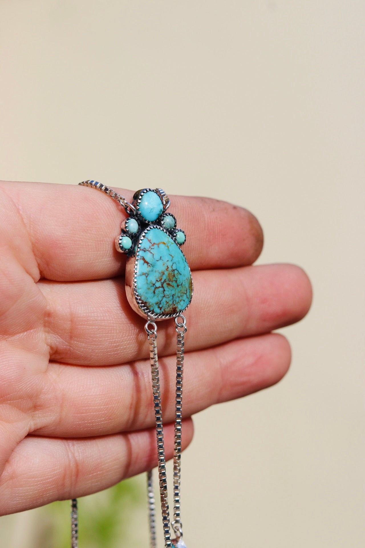 Turquoise Dancing Necklace n.2