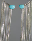 Flow Earrings Baby Blue Turquoise
