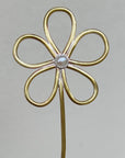 Pearl Flower Hair Pin Jeweller’s Brass
